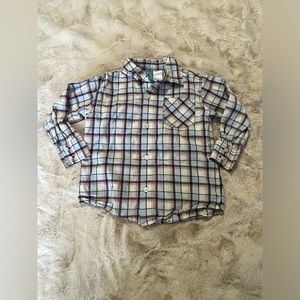 Gymboree poplin button down shirt size 3T
